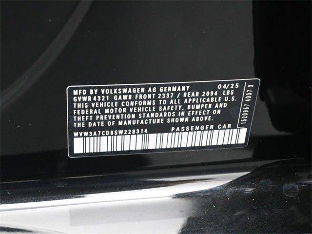 2025 Volkswagen Golf GTI 2.0T SE