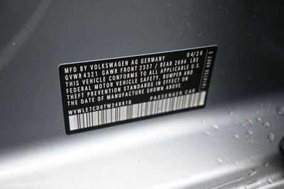 2026 Volkswagen Golf GTI 2.0T S