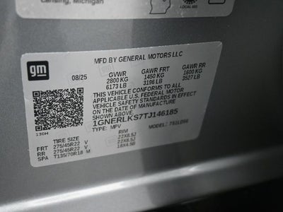 2026 Chevrolet Traverse RS