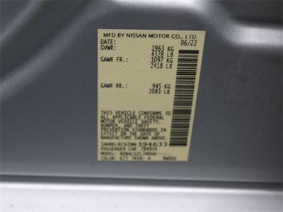 2022 Nissan Altima 2.5 SR