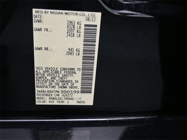 2023 Nissan Altima 2.5 SV