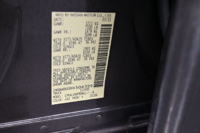 2015 Nissan Titan SL