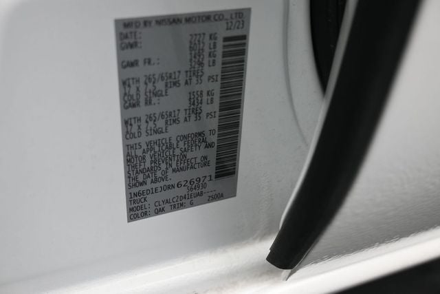 2024 Nissan Frontier SV
