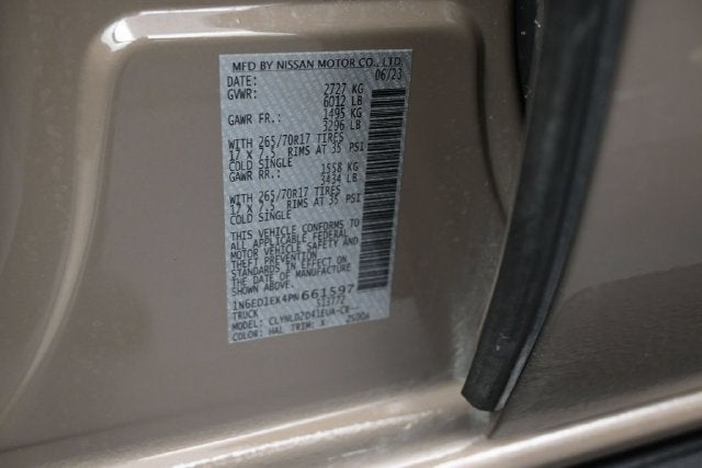 2023 Nissan Frontier PRO-4X