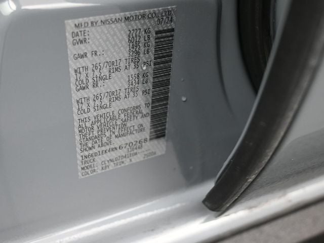 2024 Nissan Frontier PRO-4X