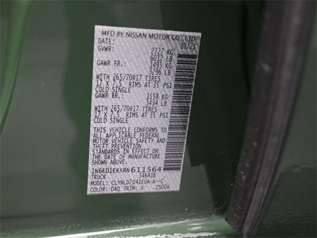 2024 Nissan Frontier PRO-4X