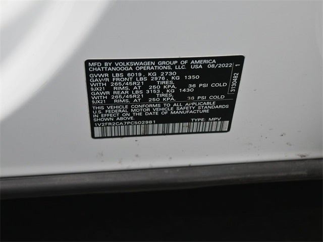 2023 Volkswagen Atlas 3.6L V6 SEL Premium R-Line