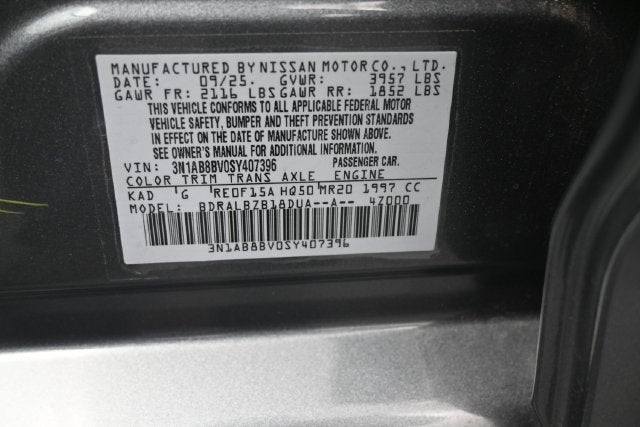 2025 Nissan Sentra S