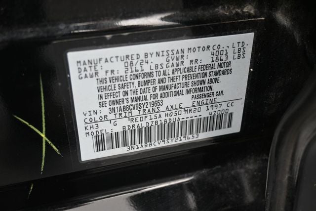 2025 Nissan Sentra SV