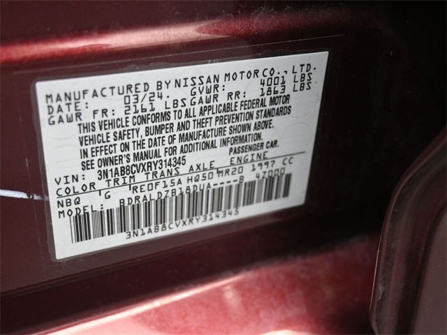 2024 Nissan Sentra SV