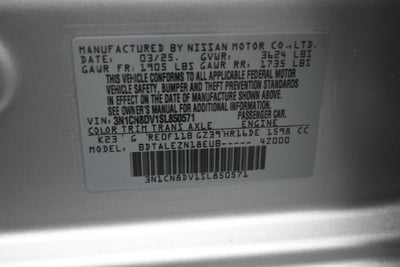 2025 Nissan Versa 1.6 S