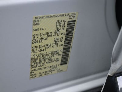2016 Nissan Murano SL