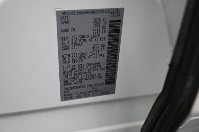 2024 Nissan Pathfinder Platinum