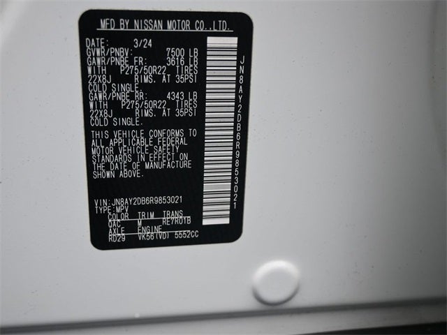 2024 Nissan Armada Platinum