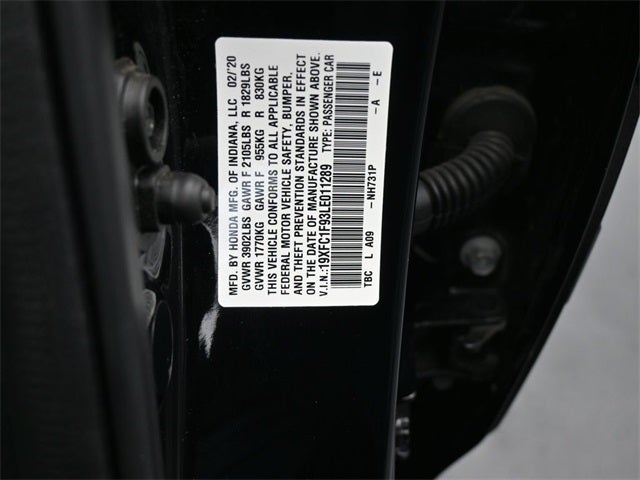 2020 Honda Civic Touring