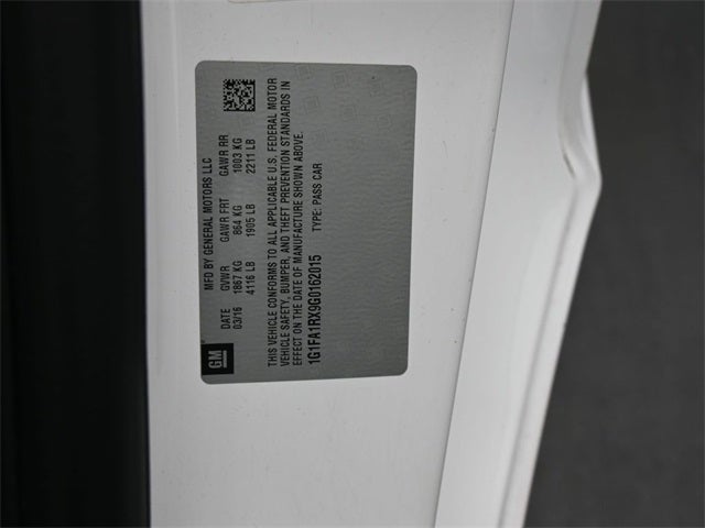 2016 Chevrolet Camaro 1LT