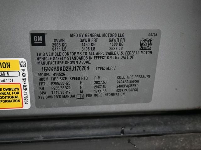 2017 GMC Acadia Limited Limited