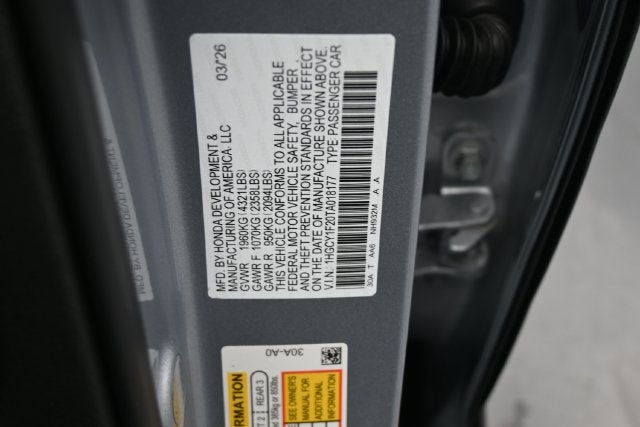 2026 Honda Accord LX