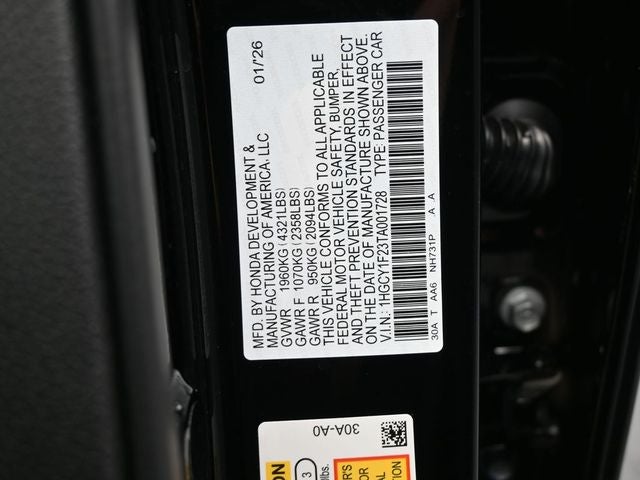2026 Honda Accord LX