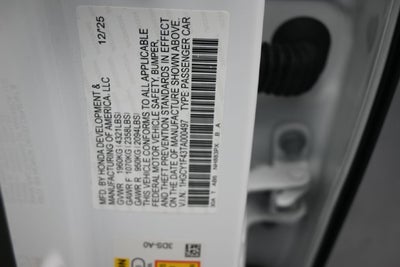 2026 Honda Accord SE