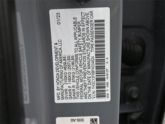 2023 Honda Accord Hybrid EX-L