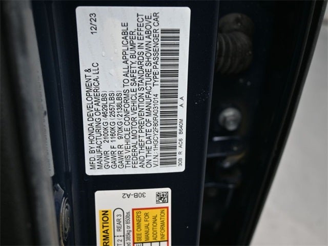 2024 Honda Accord Hybrid Touring