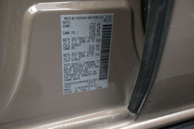 2023 Nissan Frontier PRO-4X