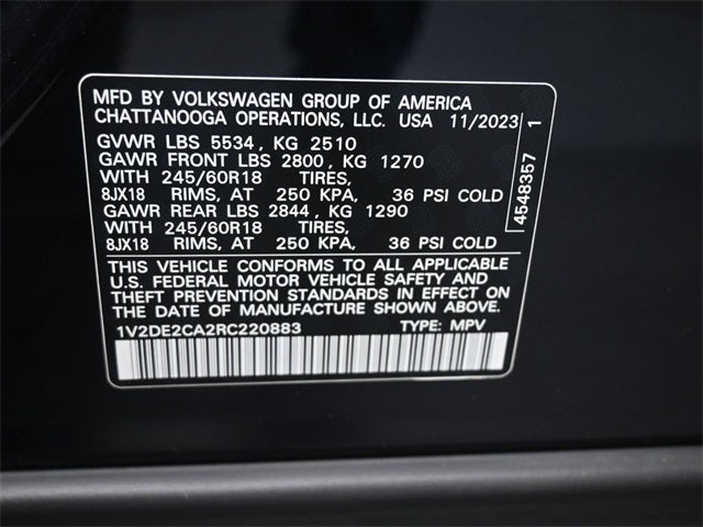 2024 Volkswagen Atlas Cross Sport 2.0T SE