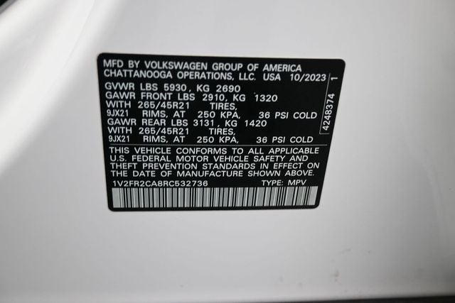 2024 Volkswagen Atlas 2.0T SEL Premium R-Line