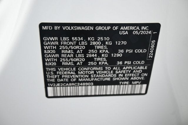 2024 Volkswagen Atlas Cross Sport 2.0T SE w/Technology