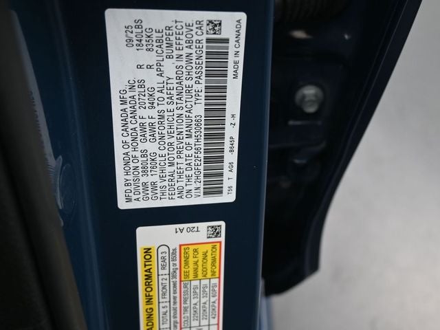 2026 Honda Civic Sport