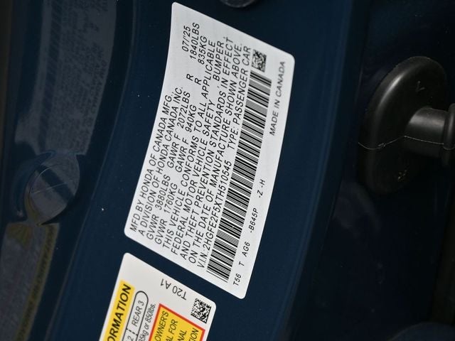 2026 Honda Civic Sport