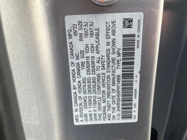 2023 Honda CR-V Hybrid Sport