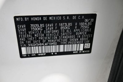 2020 Honda Fit EX