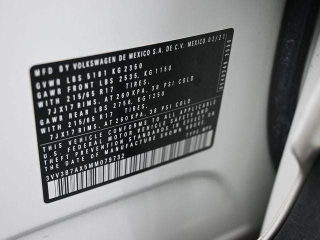 2021 Volkswagen Tiguan 2.0T SE