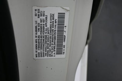 2016 Honda Odyssey Touring Elite