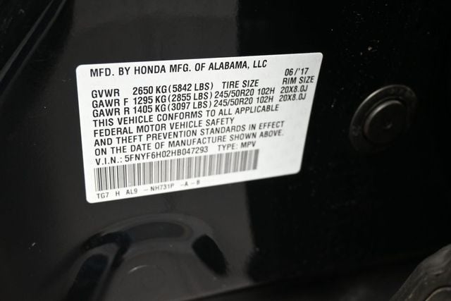 2017 Honda Pilot Elite