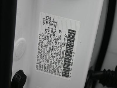 2025 Honda Ridgeline TrailSport+