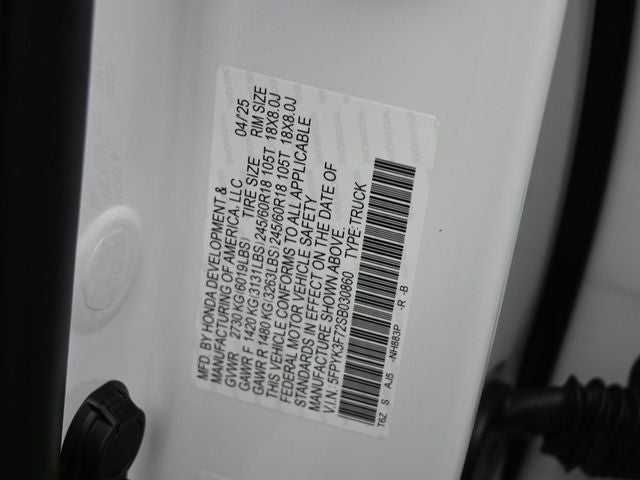 2025 Honda Ridgeline TrailSport+