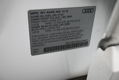 2025 Audi Q3 Premium S Line quattro
