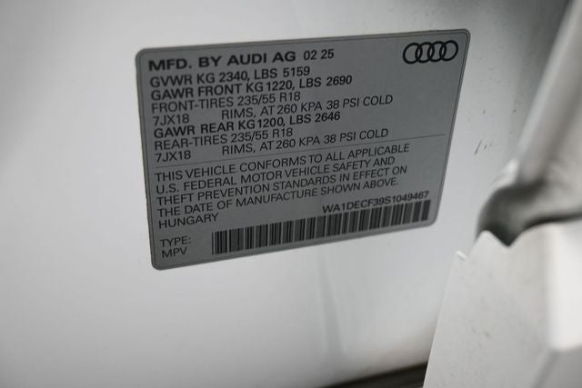 2025 Audi Q3 Premium S Line quattro