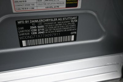2007 Mercedes-Benz S-Class S 550