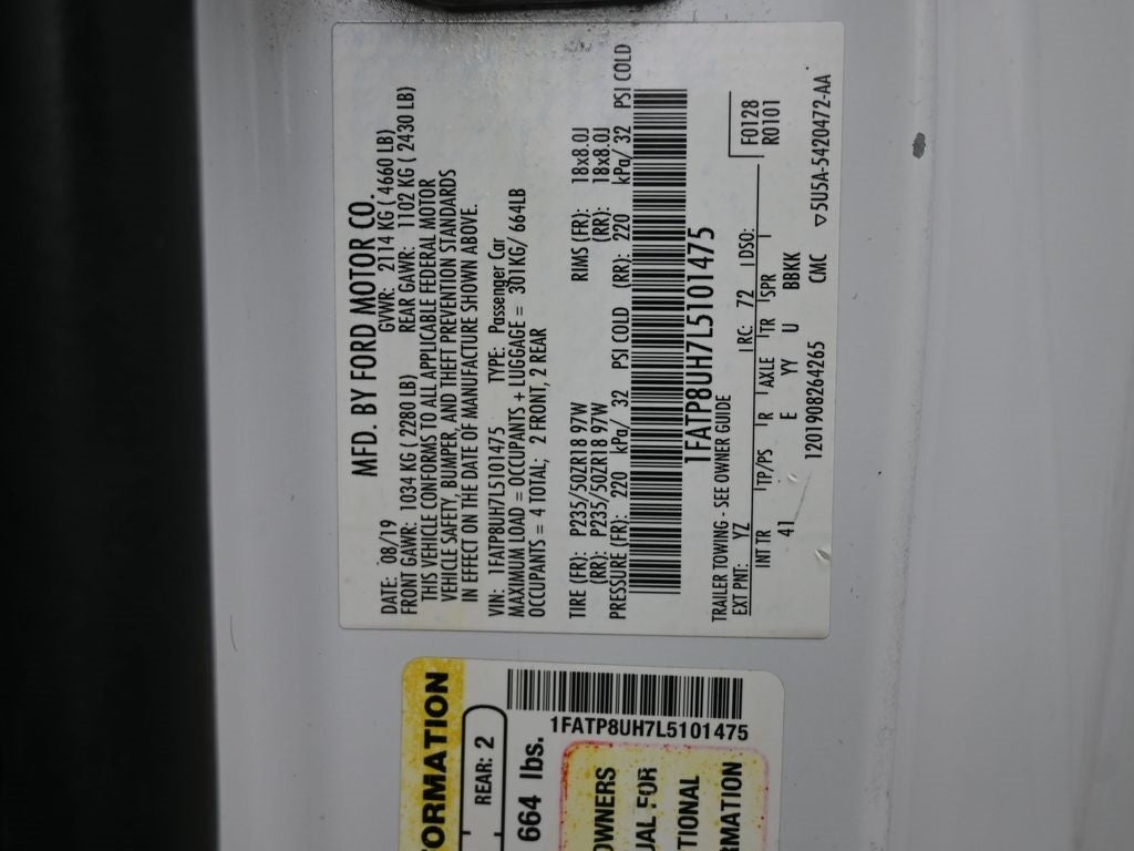 2020 Ford Mustang EcoBoost Premium