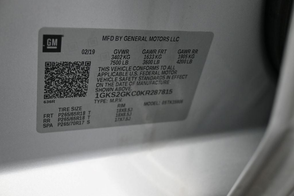2019 GMC Yukon XL SLT