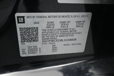 2020 Chevrolet Silverado 1500 LT Texas Edition