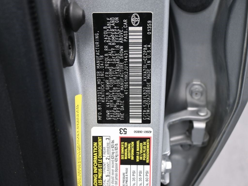 2018 Toyota Camry XSE