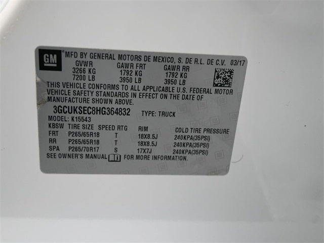 2017 Chevrolet Silverado 1500 LTZ 2LZ