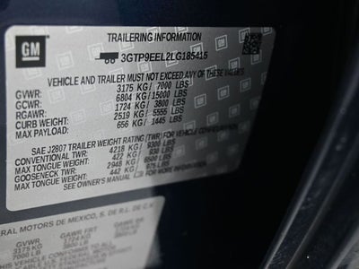 2020 GMC Sierra 1500 AT4