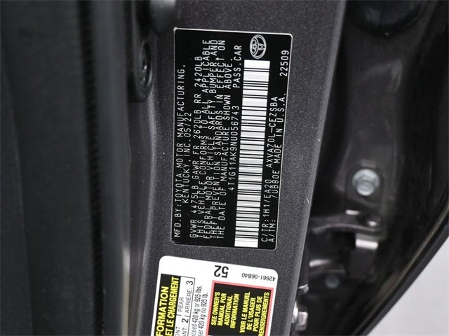 2022 Toyota Camry SE