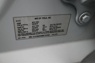 2021 Tesla Model Y Standard Range